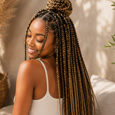 BOX BRAIDS : 5 IDÉES COIFFURE AVEC DES TRESSES VANILLES