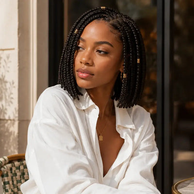 ADOPTEZ LE BOB BRAIDS, CE CARRÉ STYLISÉ !