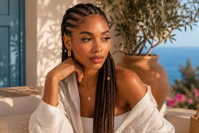 TRESSES AFRICAINES : IDÉALES EN CAS DE FORTE CHALEUR