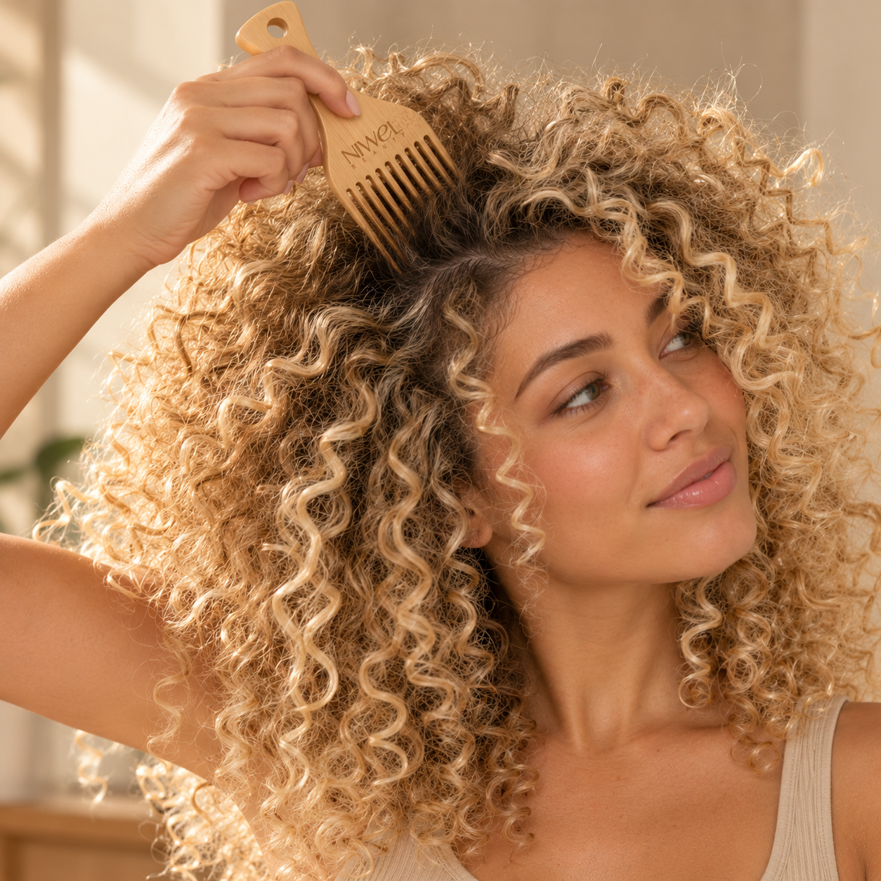 Peigne Volume en bambou