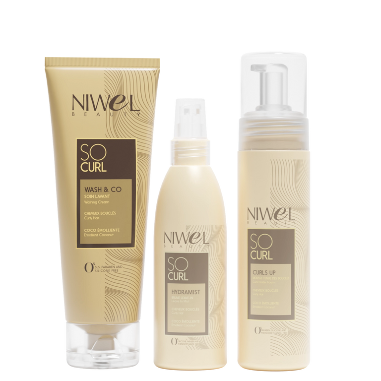 routine capillaire a base de noix de coco pour hydrater les cheveux bouclés et ondulés