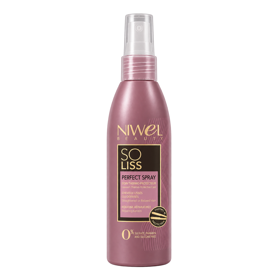 Spray protecteur de chaleur pour tous types de cheveux