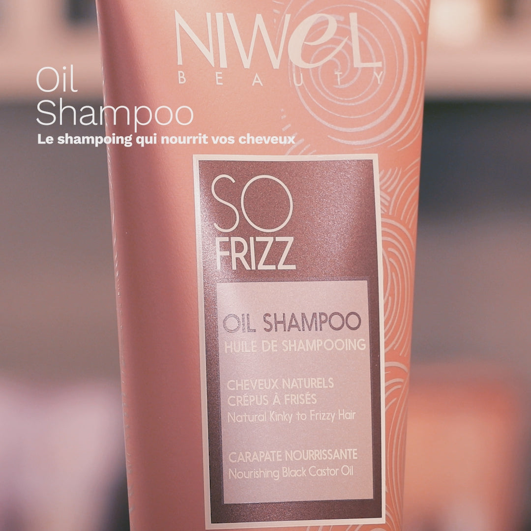 shampoing nourrissant et réparateur pour cheveux frisés 