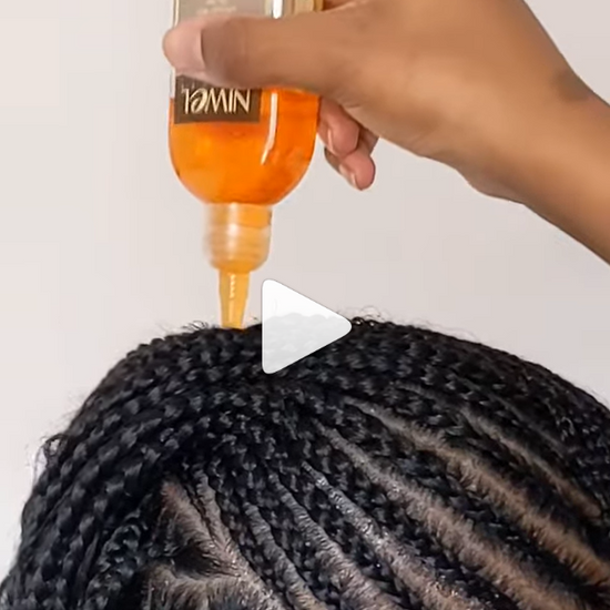 Huile naturelle et nutritionnelle pour cheveux secs 