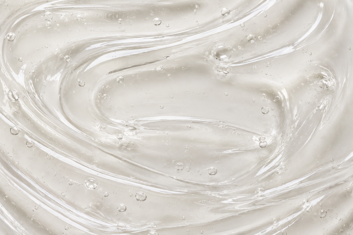visuel de la texture du shampoing détoxifiant