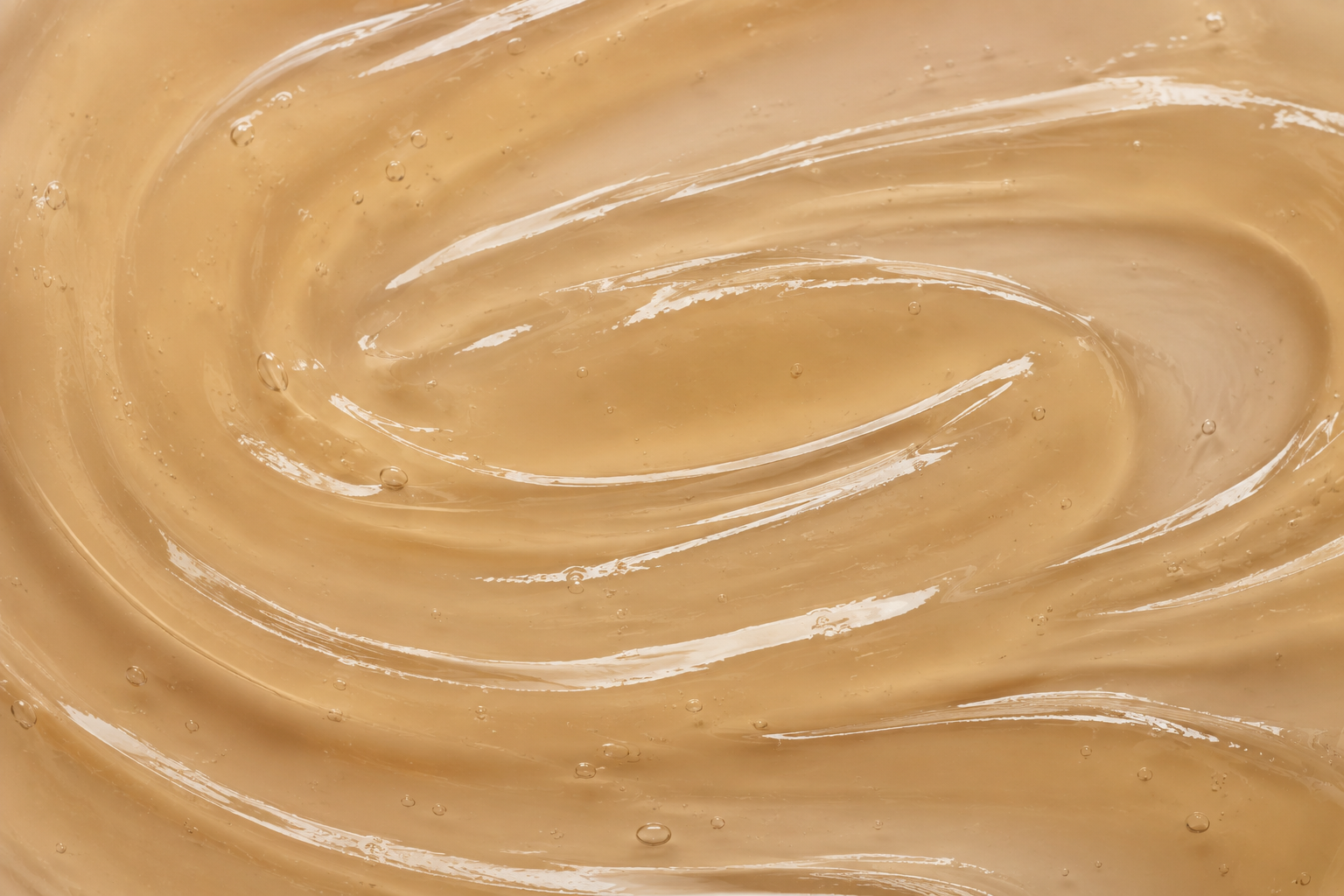 visuel de la texture de l'huile de shampoing
